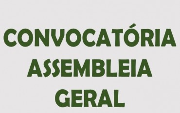Convocatória Assembleia Geral Ordinária 25-11-2018